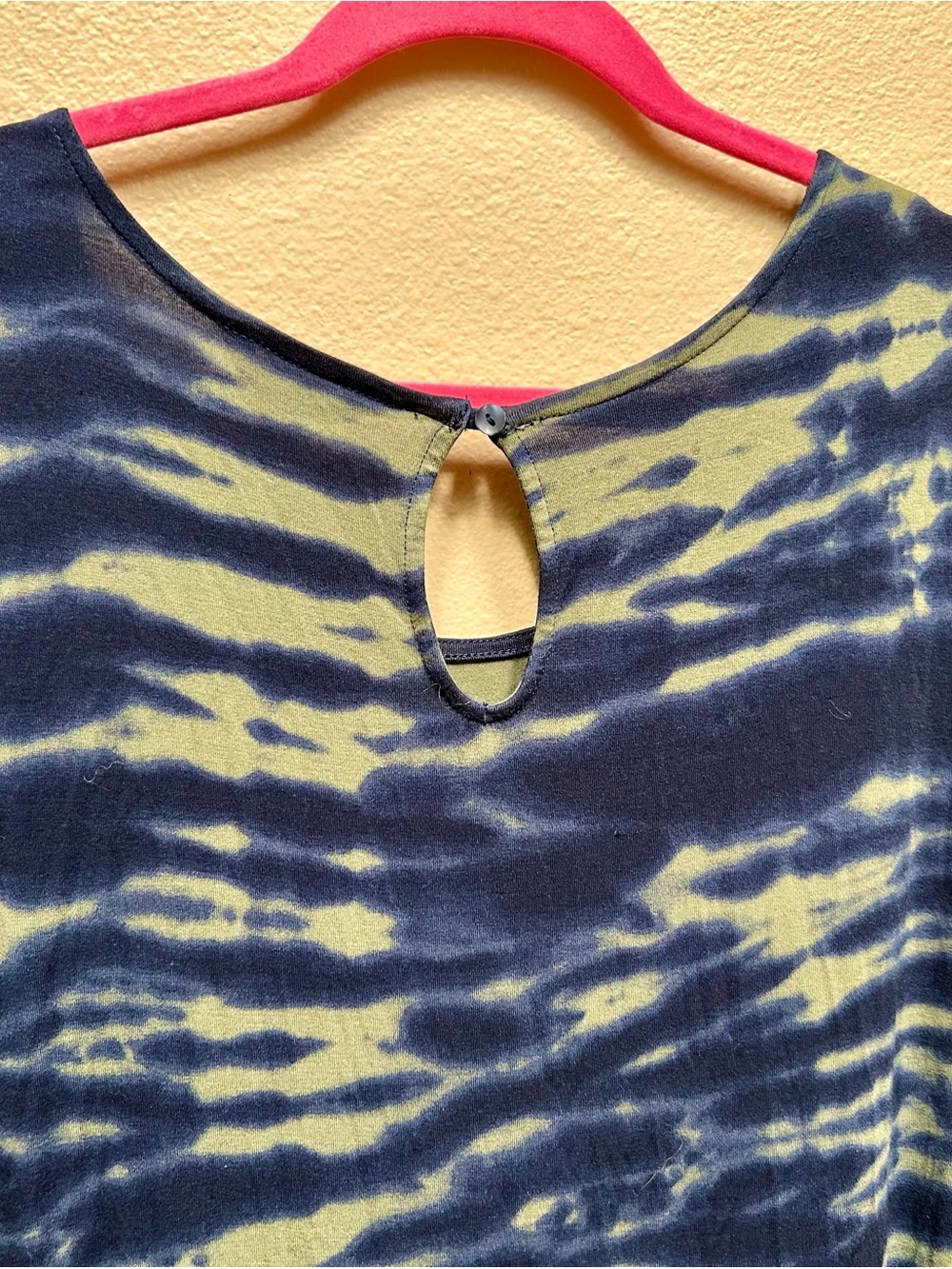 Navy and Olive Tie-Dye Maxi Dress SZ 3X